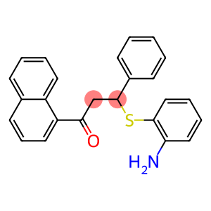 3-[(2-aminophenyl)thio]-1-(1-naphthyl)-3-phenylpropan-1-one