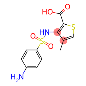 3-{[(4-aminophenyl)sulfonyl]amino}-4-methylthiophene-2-carboxylic acid