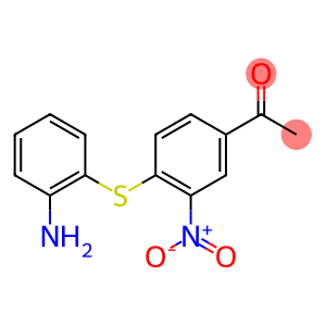 1-{4-[(2-aminophenyl)thio]-3-nitrophenyl}ethan-1-one