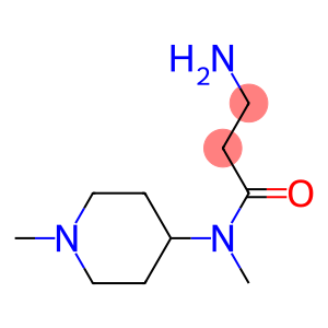 3-amino-N-methyl-N-(1-methylpiperidin-4-yl)propanamide