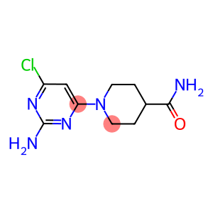 1-(2-AMINO-6-CHLORO-PYRIMIDIN-4-YL)-PIPERIDINE-4-CARBOXYLIC ACID AMIDE