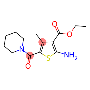 2-AMINO-4-METHYL-5-(PIPERIDINE-1-CARBONYL)-THIOPHENE-3-CARBOXYLIC ACID ETHYL ESTER