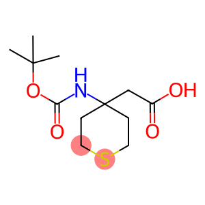 [4-Amino(tetrahydro-2H-thiopyran-4-yl)]acetic acid, N-BOC protected