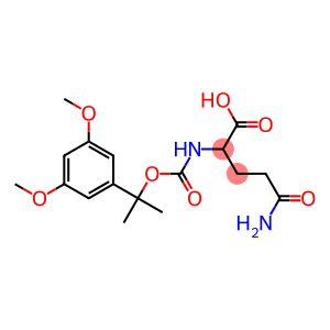 5-amino-2-({[1-(3,5-dimethoxyphenyl)-1-methylethoxy]carbonyl}amino)-5-oxopentanoic acid