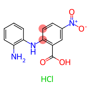 2-(2-aminoanilino)-5-nitrobenzenecarboxylic acid hydrachloride