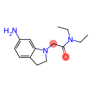 2-(6-amino-2,3-dihydro-1H-indol-1-yl)-N,N-diethylacetamide