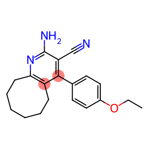 2-amino-4-(4-ethoxyphenyl)-5,6,7,8,9,10-hexahydrocycloocta[b]pyridine-3-carbonitrile