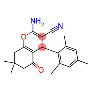 2-amino-4-mesityl-7,7-dimethyl-5-oxo-5,6,7,8-tetrahydro-4H-chromene-3-carbonitrile