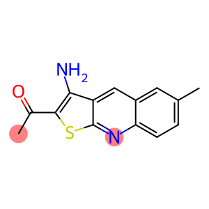 1-(3-amino-6-methylthieno[2,3-b]quinolin-2-yl)ethanone