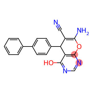 7-amino-5-[1,1'-biphenyl]-4-yl-4-hydroxy-5H-pyrano[2,3-d]pyrimidine-6-carbonitrile