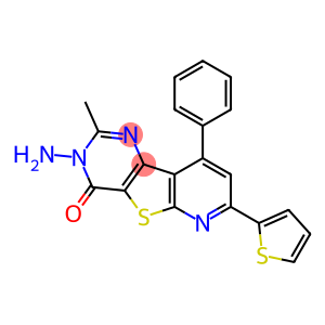 3-amino-2-methyl-9-phenyl-7-(2-thienyl)pyrido[3',2':4,5]thieno[3,2-d]pyrimidin-4(3H)-one