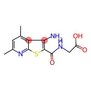 {[(3-amino-4,6-dimethylthieno[2,3-b]pyridin-2-yl)carbonyl]amino}acetic acid