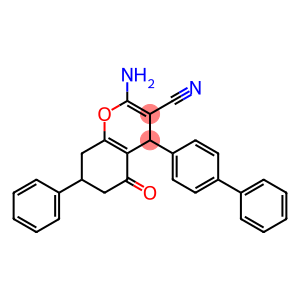 2-amino-4-[1,1'-biphenyl]-4-yl-5-oxo-7-phenyl-5,6,7,8-tetrahydro-4H-chromene-3-carbonitrile