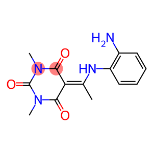 5-[1-(2-aminoanilino)ethylidene]-1,3-dimethyl-2,4,6(1H,3H,5H)-pyrimidinetrione