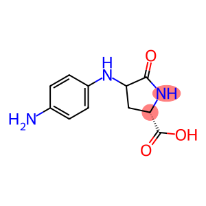 4-(4-aminoanilino)-5-oxoproline