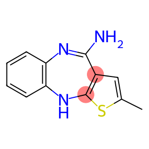 4-Amino-2-methyl-10H-thieno- [2,3-b][1,5] benzodiazapine.