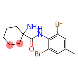 1-amino-N-(2,6-dibromo-4-methylphenyl)cyclohexane-1-carboxamide