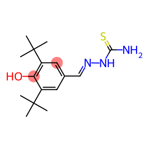 4-(2-((AMINOTHIOXOMETHYL)AMINO)-2-AZAVINYL)-2,6-BIS(TERT-BUTYL)PHENOL