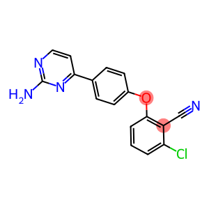 2-[4-(2-AMINOPYRIMIDIN-4-YL)PHENOXY]-6-CHLOROBENZONITRILE