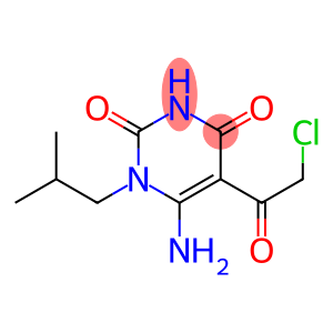 6-AMINO-5-(CHLOROACETYL)-1-ISOBUTYLPYRIMIDINE-2,4(1H,3H)-DIONE