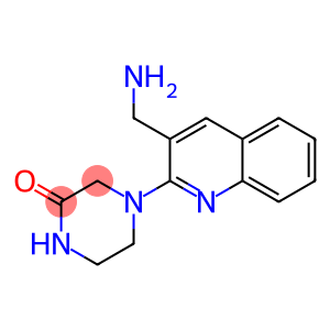 4-[3-(aminomethyl)quinolin-2-yl]piperazin-2-one