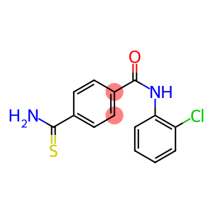 4-(aminocarbonothioyl)-N-(2-chlorophenyl)benzamide