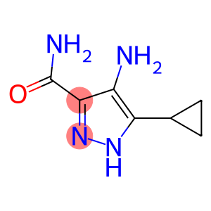 4-amino-5-cyclopropyl-1H-pyrazole-3-carboxamide