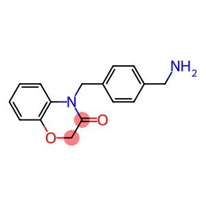 4-{[4-(aminomethyl)phenyl]methyl}-3,4-dihydro-2H-1,4-benzoxazin-3-one