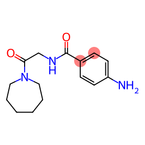 4-amino-N-(2-azepan-1-yl-2-oxoethyl)benzamide