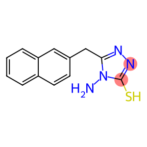 4-amino-5-(naphthalen-2-ylmethyl)-4H-1,2,4-triazole-3-thiol