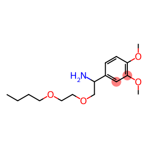 4-[1-amino-2-(2-butoxyethoxy)ethyl]-1,2-dimethoxybenzene