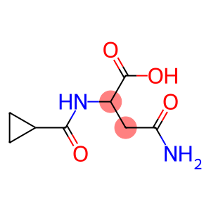 4-amino-2-[(cyclopropylcarbonyl)amino]-4-oxobutanoic acid