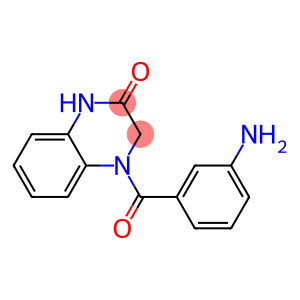 4-[(3-aminophenyl)carbonyl]-1,2,3,4-tetrahydroquinoxalin-2-one