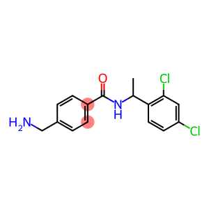 4-(aminomethyl)-N-[1-(2,4-dichlorophenyl)ethyl]benzamide