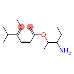 4-[(3-aminopentan-2-yl)oxy]-2-methyl-1-(propan-2-yl)benzene