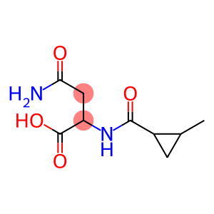 4-amino-2-{[(2-methylcyclopropyl)carbonyl]amino}-4-oxobutanoic acid