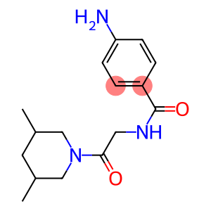 4-amino-N-[2-(3,5-dimethylpiperidin-1-yl)-2-oxoethyl]benzamide