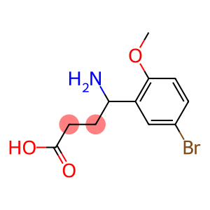 4-amino-4-(5-bromo-2-methoxyphenyl)butanoic acid