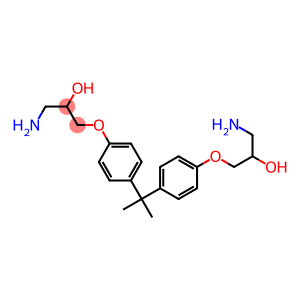 1-Amino-3-(4-{1-[4-(3-amino-2-hydroxy-propoxy)-phenyl]-1-methyl-ethyl}-phenoxy)-propan-2-ol