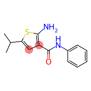 2-AMINO-5-ISOPROPYL-N-PHENYLTHIOPHENE-3-CARBOXAMIDE