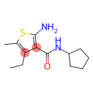 2-AMINO-N-CYCLOPENTYL-4-ETHYL-5-METHYLTHIOPHENE-3-CARBOXAMIDE