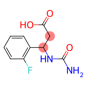 3-[(AMINOCARBONYL)AMINO]-3-(2-FLUOROPHENYL)PROPANOIC ACID