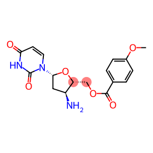 3'-Amino-5'-O-anisoyl-2',3'-dideoxyuridine