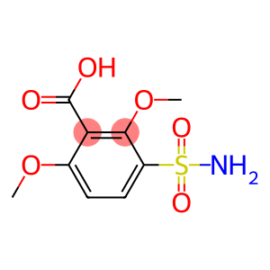 3-(aminosulfonyl)-2,6-dimethoxybenzoic acid