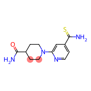 1-[4-(aminocarbonothioyl)pyridin-2-yl]piperidine-4-carboxamide