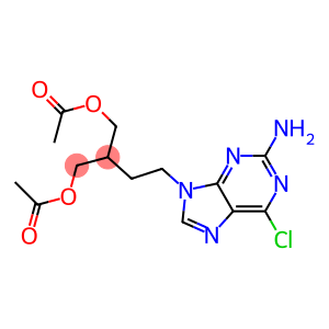 2-[2-(2-AMINO-6-CHLORO-9H-PURIN-9-YL)ETHYL]-1,3-PROPANEDIOL DIACETATE