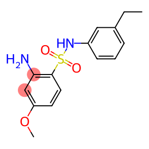 2-amino-N-(3-ethylphenyl)-4-methoxybenzene-1-sulfonamide