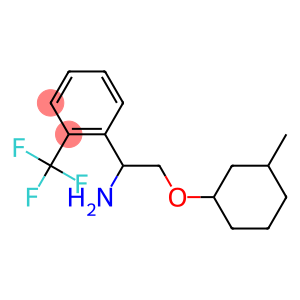 1-{1-amino-2-[(3-methylcyclohexyl)oxy]ethyl}-2-(trifluoromethyl)benzene