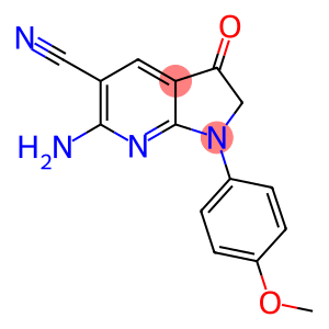 6-AMINO-1-(4-METHOXYPHENYL)-3-OXO-2,3-DIHYDRO-1H-PYRROLO[2,3-B]PYRIDINE-5-CARBONITRILE