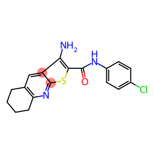 3-amino-N-(4-chlorophenyl)-5,6,7,8-tetrahydrothieno[2,3-b]quinoline-2-carboxamide